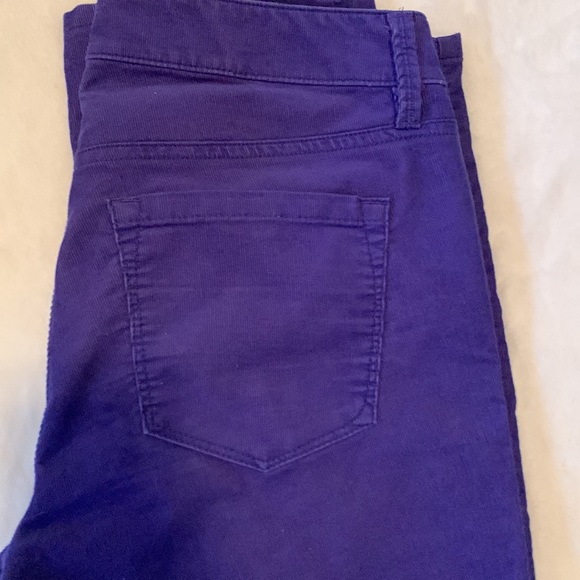 🌺 2 for $23 🌺 LOFT- Purple Corduroy Pants-Straight Leg - Picture 15 of 15